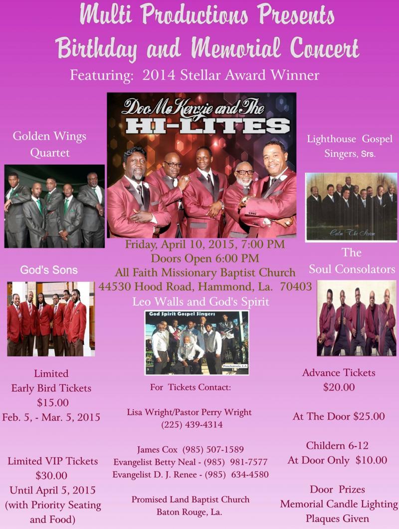 April 10, 2015 - Concert 